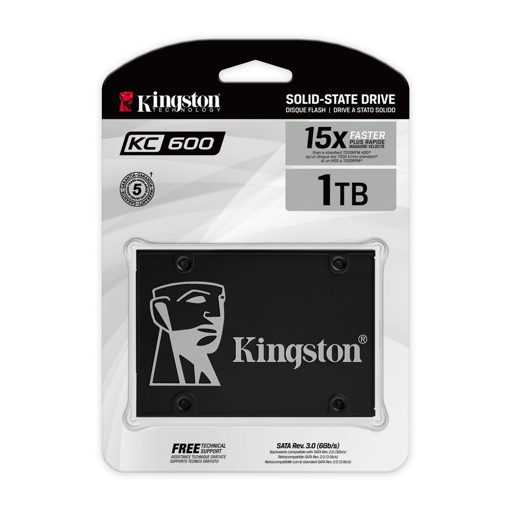 SSD Kingston KC600 1TB 2.5-Inch SATA III SKC600/1024G