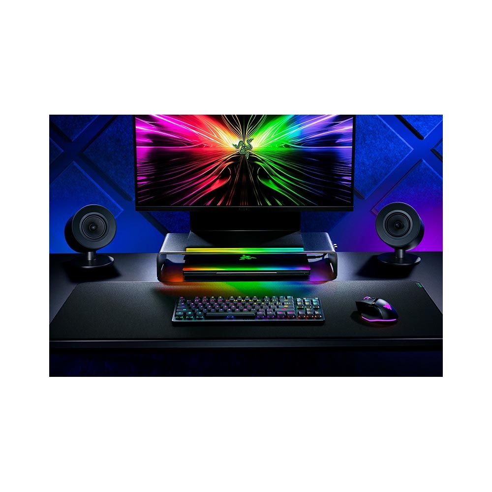 Kệ màn hình Razer Monitor Stand Chroma 4 Port USB RC21-02320100-R3M1