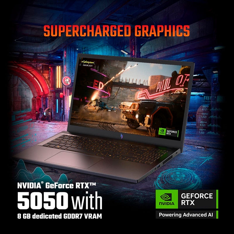 Laptop Acer Nitro V 15 ProPanel ANV15-52-59RR NH.QZ9SV.005 (Core 5 210H, RTX 5050 8GB, RAM 16GB DDR4, SSD 512GB, 15.6 Inch IPS FHD 180Hz 100%sRGB)