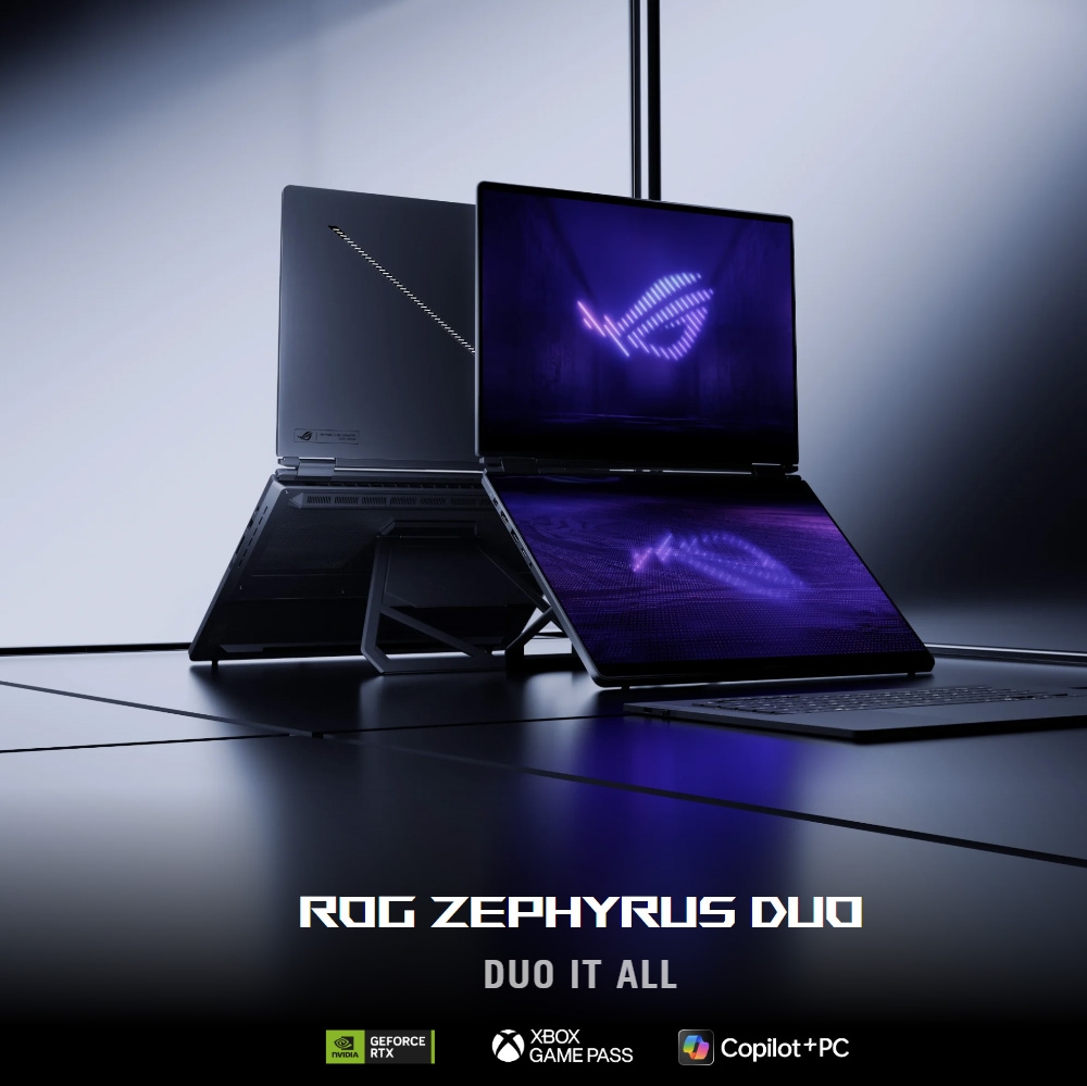 Laptop ASUS ROG Zephyrus DUO 16 GX651AX-SR050WS (Ultra 9 386H, RTX 5090, RAM 64GB LPDDR5X, SSD 2TB, 16 Inch OLED 3K 120Hz 100% DCI-P3, Win 11 Home)