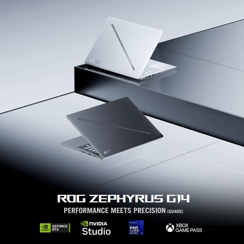 Laptop ASUS ROG Zephyrus G14 GU405AR-SY016W (Ultra 9 386H, RTX 5070 Ti 12GB, RAM 32GB LPDDR5X, SSD 1TB, 14 Inch OLED 3K 120Hz 100% DCI-P3, Win 11 Home)