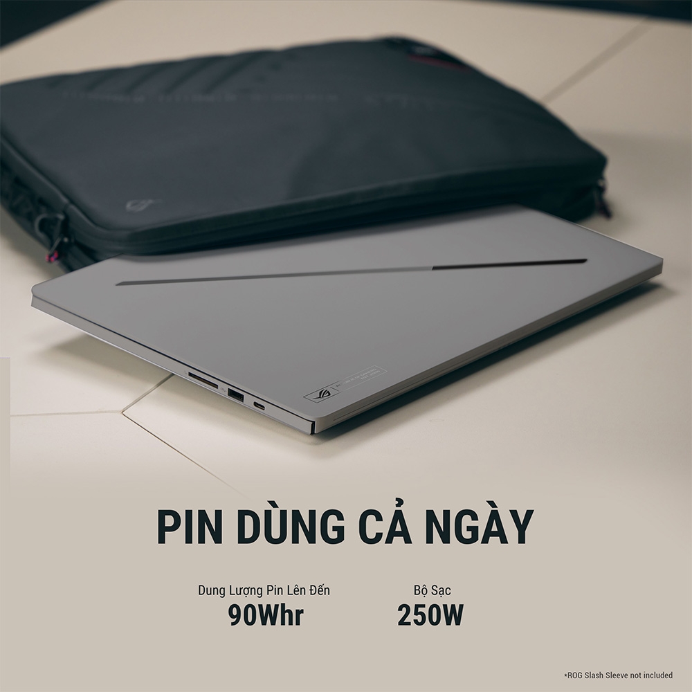 Laptop ASUS ROG Zephyrus G16 GU606AW-TB121W (Ultra 9 386H, RTX 5080 16GB, RAM 32GB LPDDR5X, SSD 1TB, 16 Inch OLED 2.5K 100% DCI-P3, Win 11 Home)