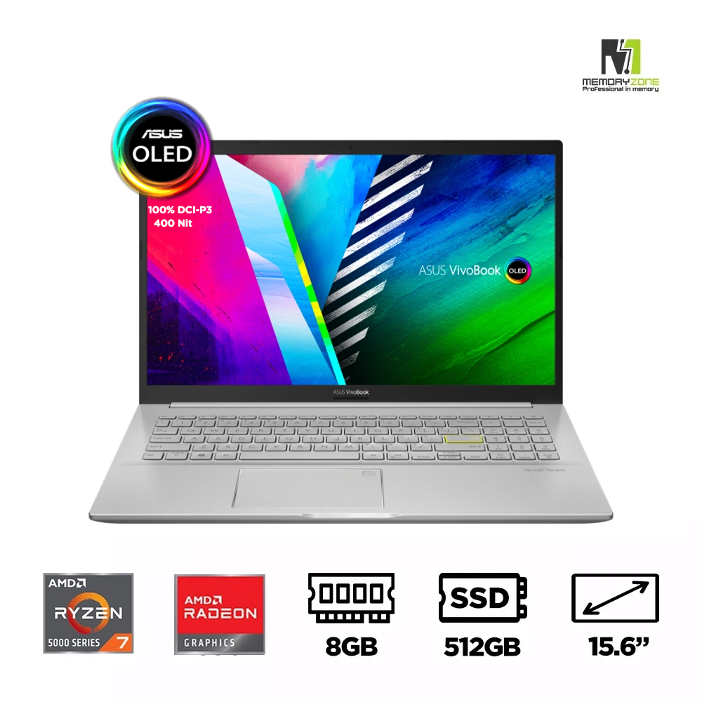 Laptop Asus Vivobook OLED M513UA-L1240T (Ryzen 7 5700U, Radeon Graphics ...