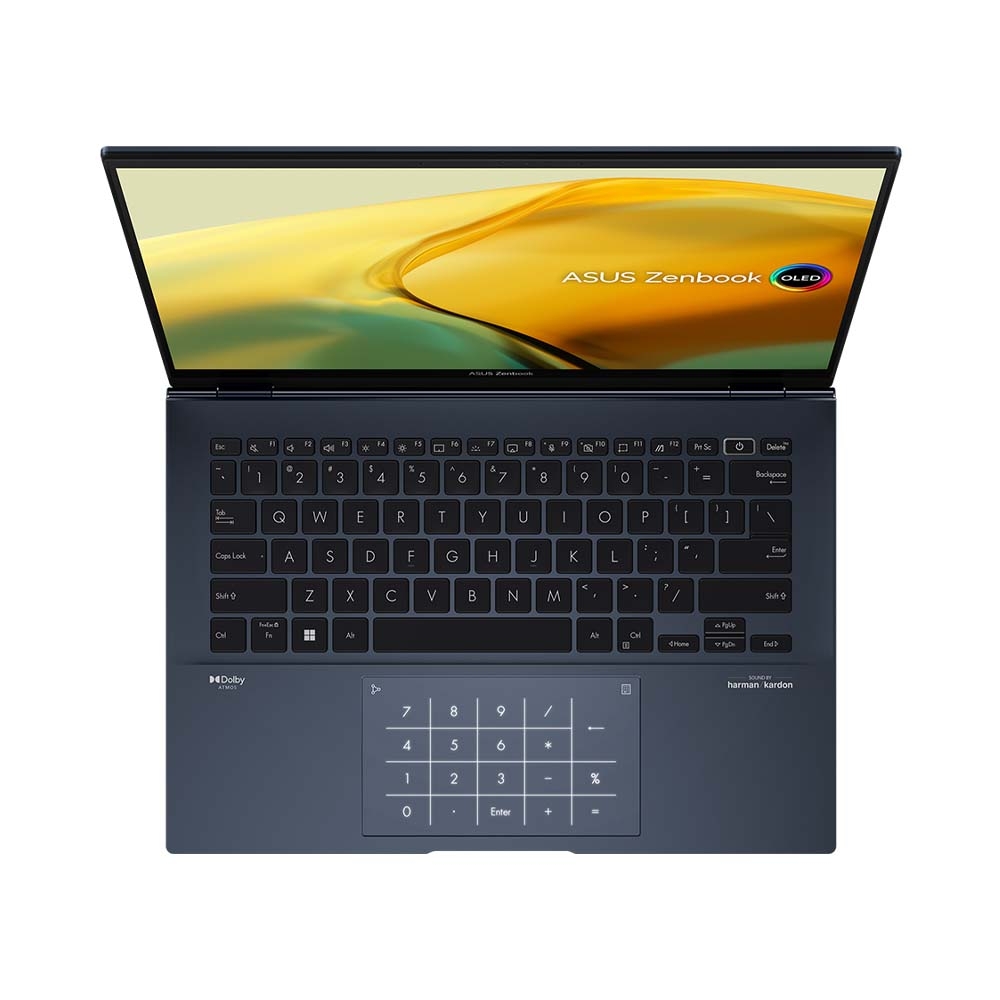 Laptop Asus Zenbook 14 OLED UX3402VA-KM068W (i7-1360P EVO, Iris Xe Graphics, Ram 16GB DDR5, SSD 512GB, 14 Inch OLED 2.8K)