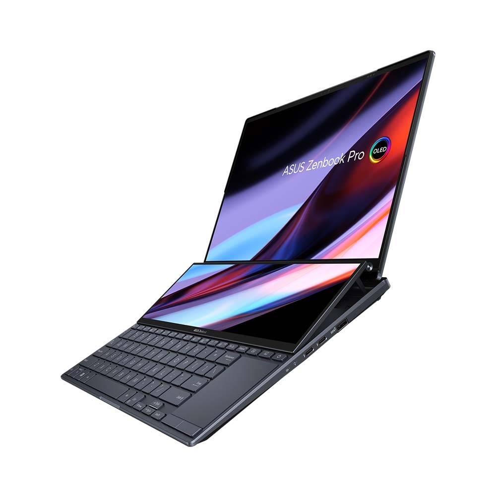 Laptop Asus Zenbook Pro 14 Duo OLED UX8402ZE-M3074W (i9-12900H EVO, RTX 3050 Ti 4GB, Ram 32GB DDR5, SSD 1TB, 14.5 Inch OLED 2.8K TouchScreen, Bút cảm ứng)