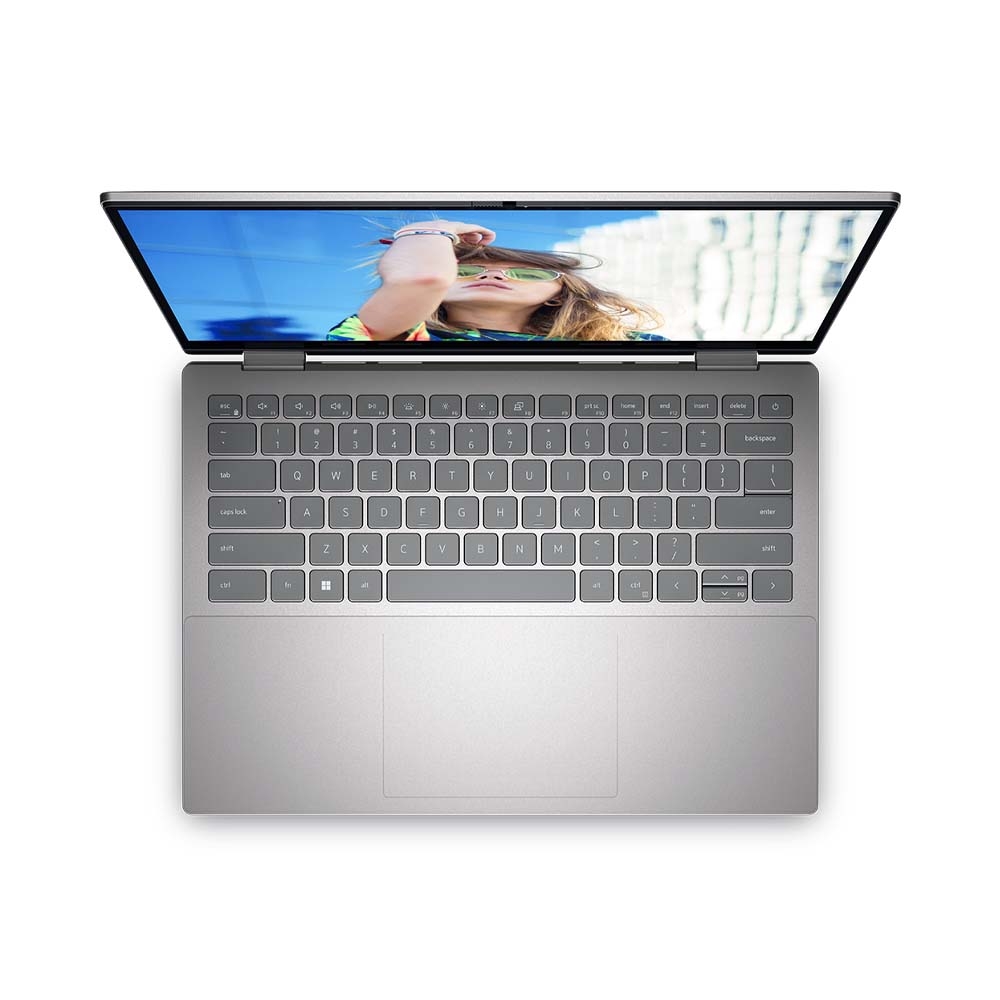 Laptop Dell Inspiron 14 7420 2 in 1 N4I5021W-Silver (i5-1235U, Iris Xe Graphics, Ram 8GB DDR4, SSD 512GB, 14 Inch FHD+ TouchScreen, Win11/Office HS 21, Bút cảm ứng)