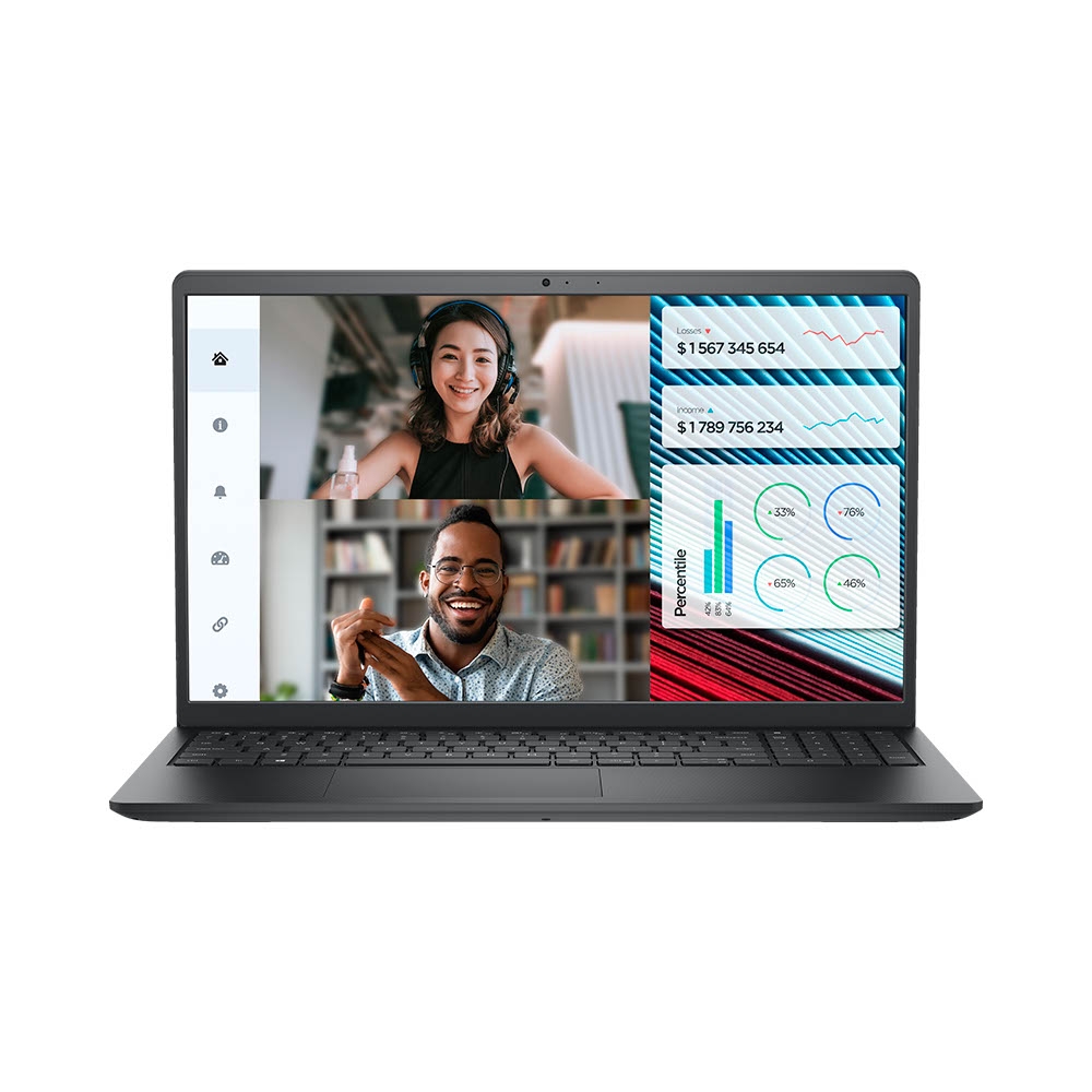 Laptop Dell Vostro 3520 V3520-i5U165W11GRU-KYHD (i5-1235U, Iris Xe Graphics, RAM 16GB DDR4, SSD 512GB, 15.6 Inch WVA FHD 120Hz)