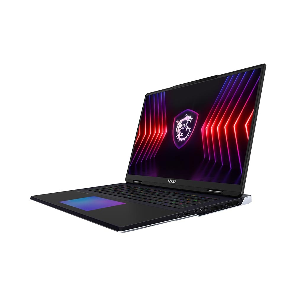 Laptop Gaming MSI Titan 18 HX AI A2XWIG-090VN  (Ultra 9 275HX, RTX 5080 16GB GDDR7, RAM 64GB DDR5, SSD 6TB, 18 Inch UHD+ MiniLED 120Hz, 100% DCI-P3)