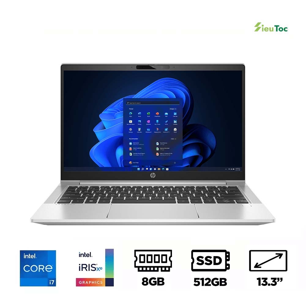 Laptop HP Probook 430 G8 614L1PA (i7-1165G7, Iris Xe Graphics, Ram 8GB, SSD 512GB, 13.3 Inch IPS FHD)