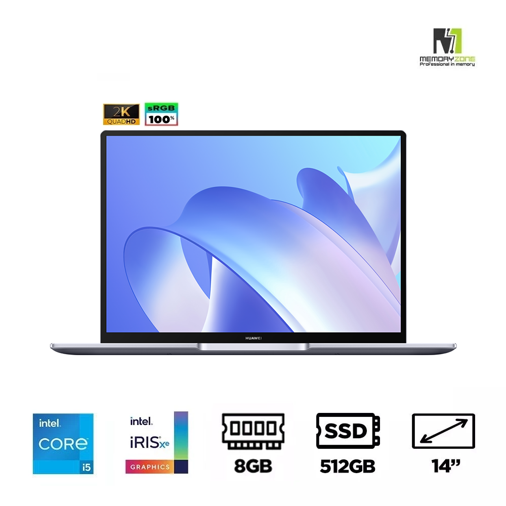Laptop HUAWEI MateBook 14 2021 KLVD-WDH9 (i5-1135G7, Iris Xe Graphics ...