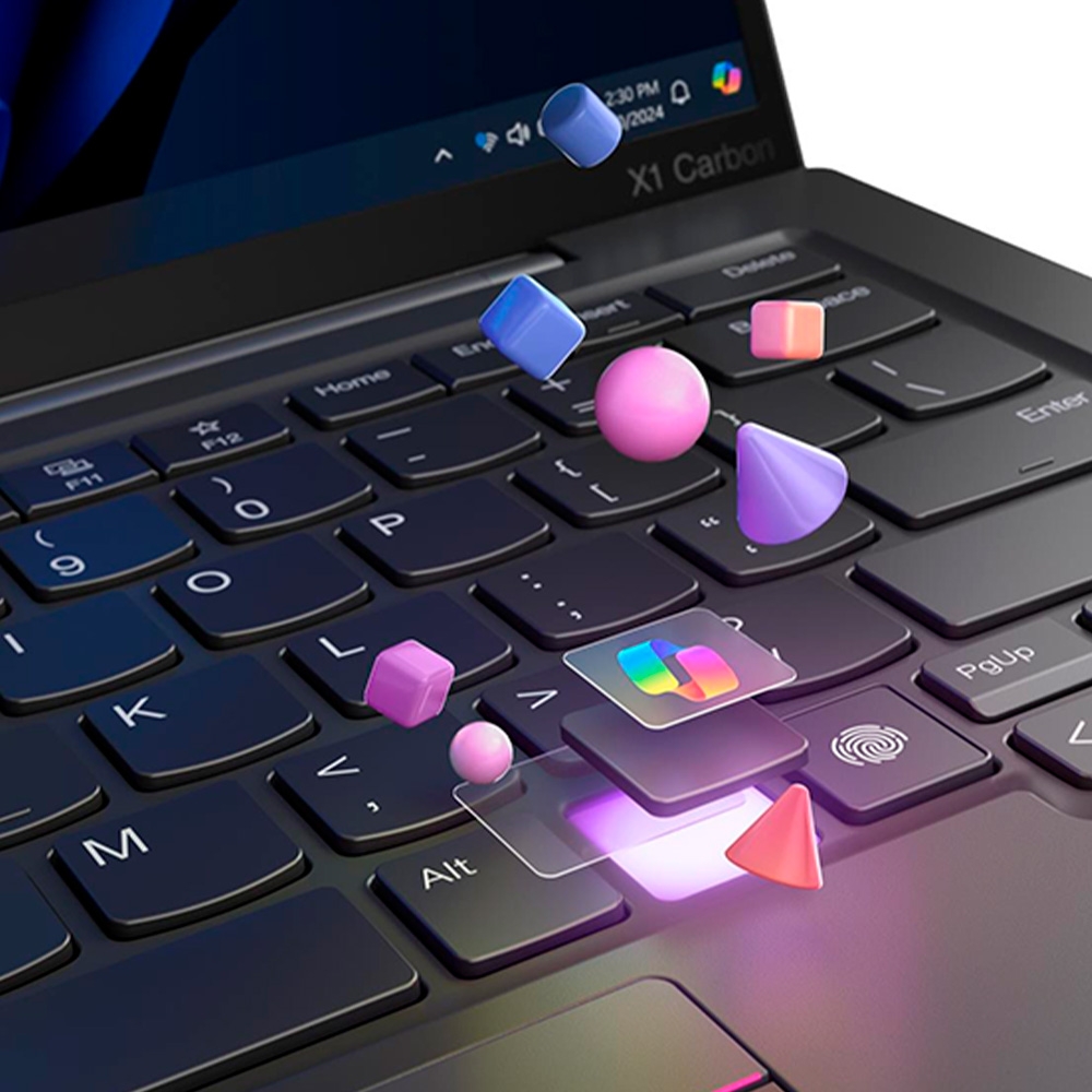 Laptop Lenovo ThinkPad X1 Carbon Gen 13 Aura Edition 21NS010BVN (Ultra 7 258V, Intel Arc Graphics, RAM 32GB LPDDR5X, SSD 512GB, 14 inch OLED 2.8K 120Hz 100% DCI-P3, Win 11 Pro)