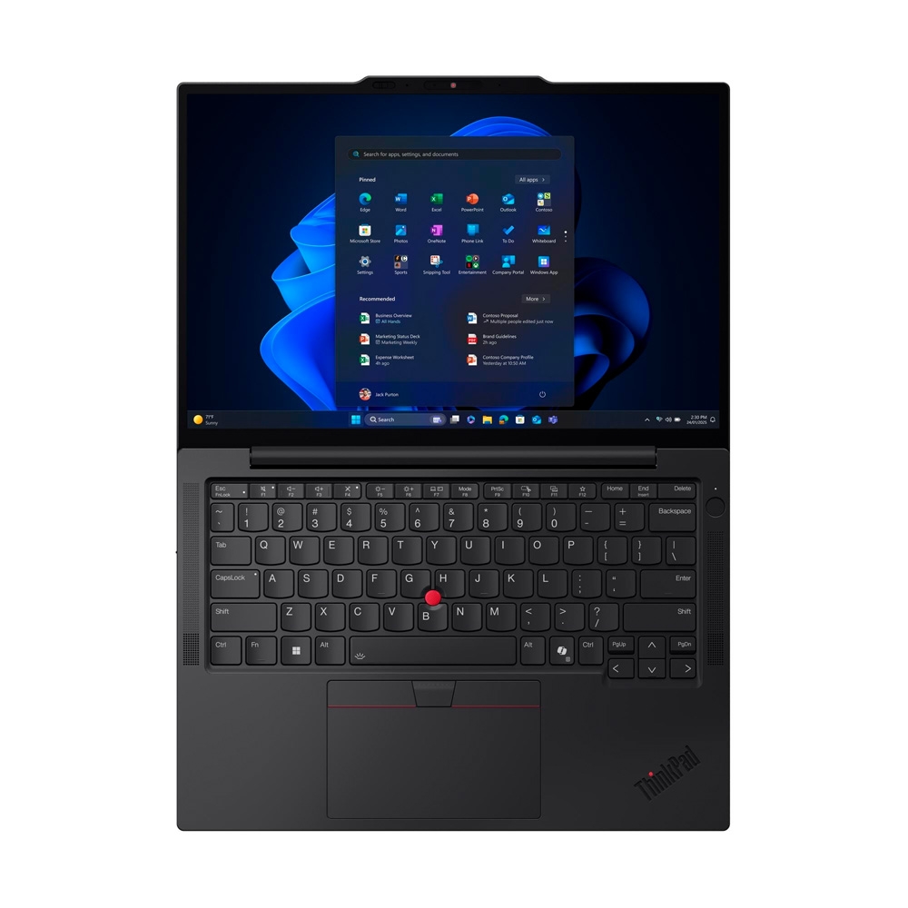 Laptop Lenovo ThinkPad X13 Gen 6 21RK00ANVA (Ultra 7 255H, Intel Arc Graphics, RAM 32GB LPDDR5x, SSD 1TB, 13.3 inch IPS WUXGA 100% sRGB, NoOS)