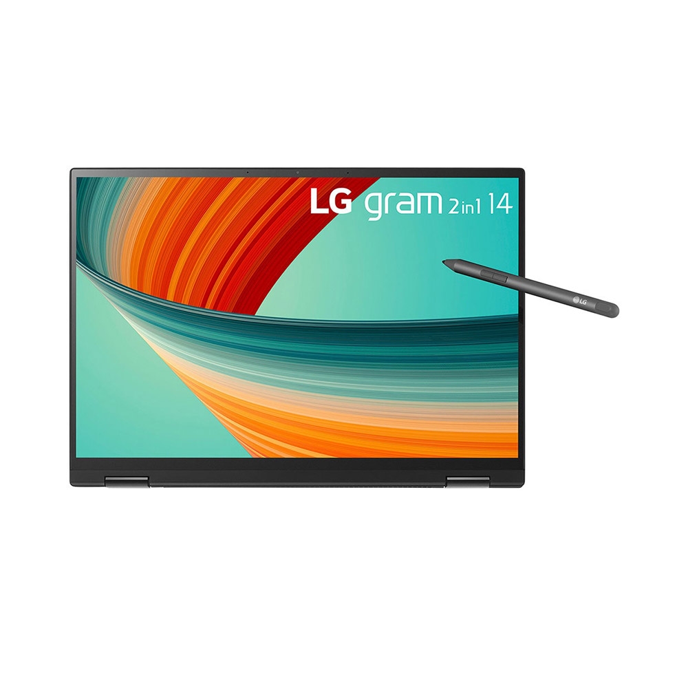 Laptop LG Gram 2 in 1 2023 14T90R-G.AH55A5 (i5-1340P EVO, Iris Xe Graphics, Ram 16GB LPDDR5, SSD 512GB, 14 Inch IPS TouchScreen, Bút cảm ứng)