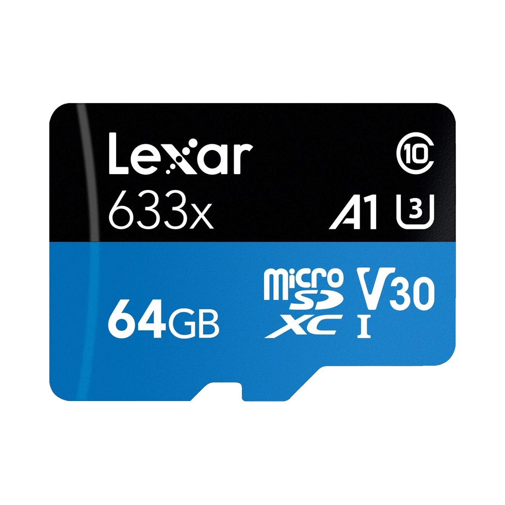 Thẻ Nhớ MicroSDXC Lexar A1 64GB 633x U3 95MB/s LSDMI64GBBAP633A