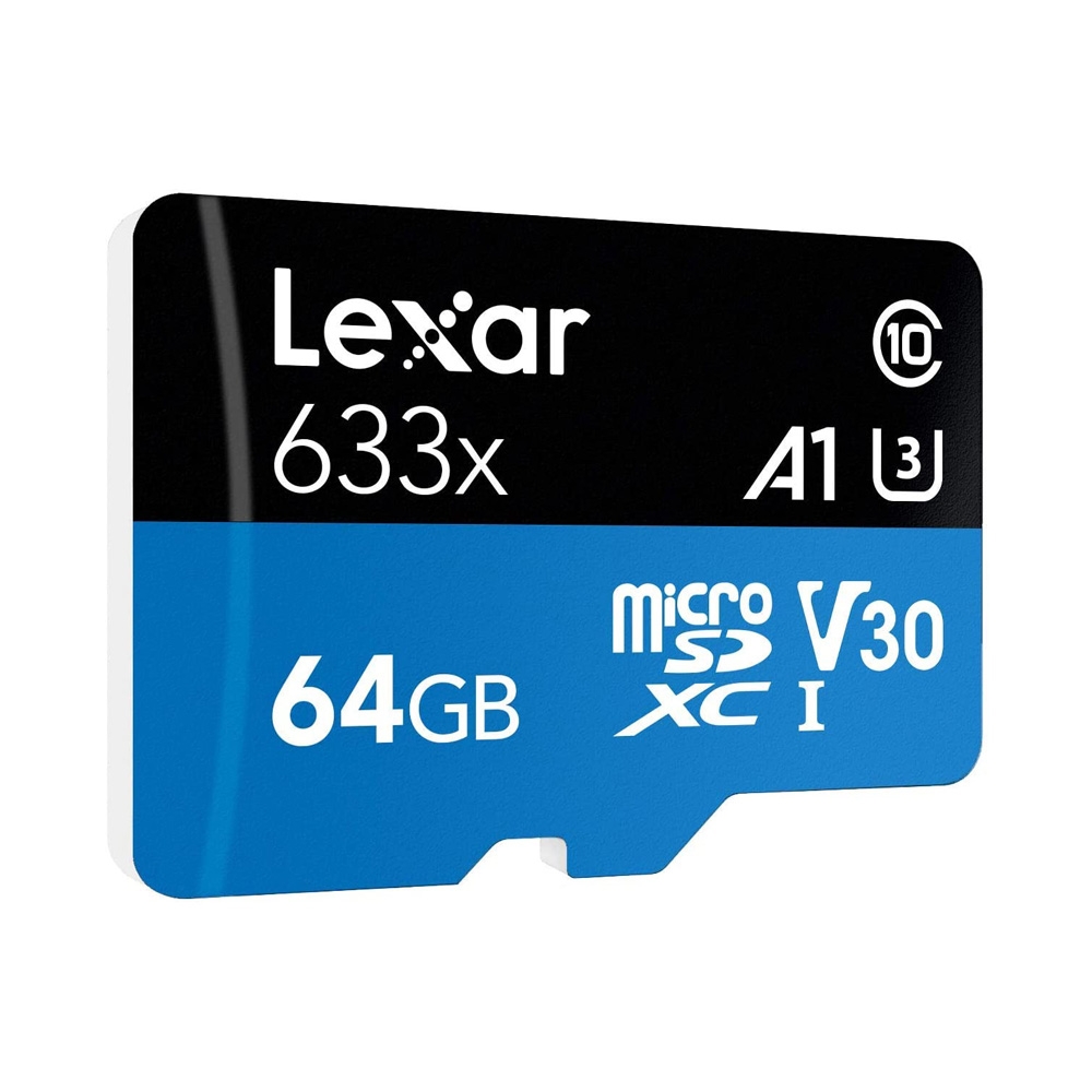 Thẻ Nhớ MicroSDXC Lexar A1 64GB 633x U3 95MB/s LSDMI64GBBAP633A