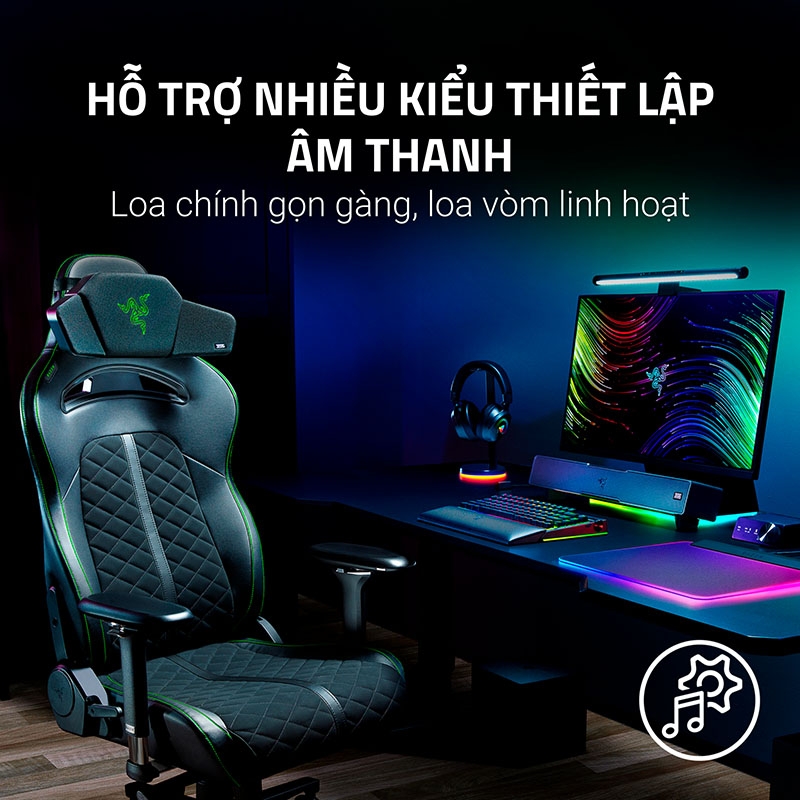 Loa gối đầu Razer Clio THX Spatial Audio