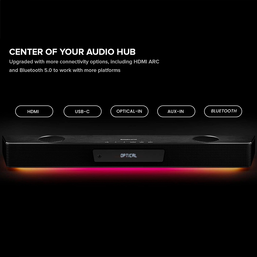 Loa vi tính Creative Sound Blaster Katana V2 RGB Black Bluetooth Super X-Fi 252W (RMS)