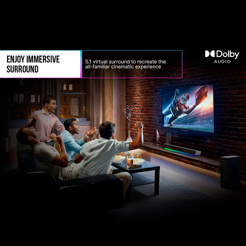 Loa vi tính Creative Sound Blaster Katana V2X Black Bluetooth Super X-Fi 90W (RMS)