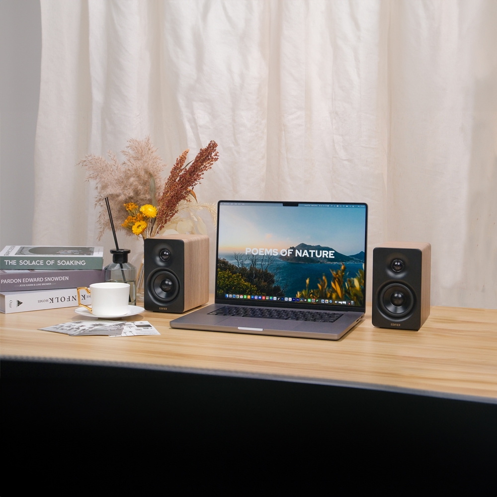 Loa vi tính Edifier M60 Classic Oak Bluetooth Hi-Res Audio 66W (RMS)