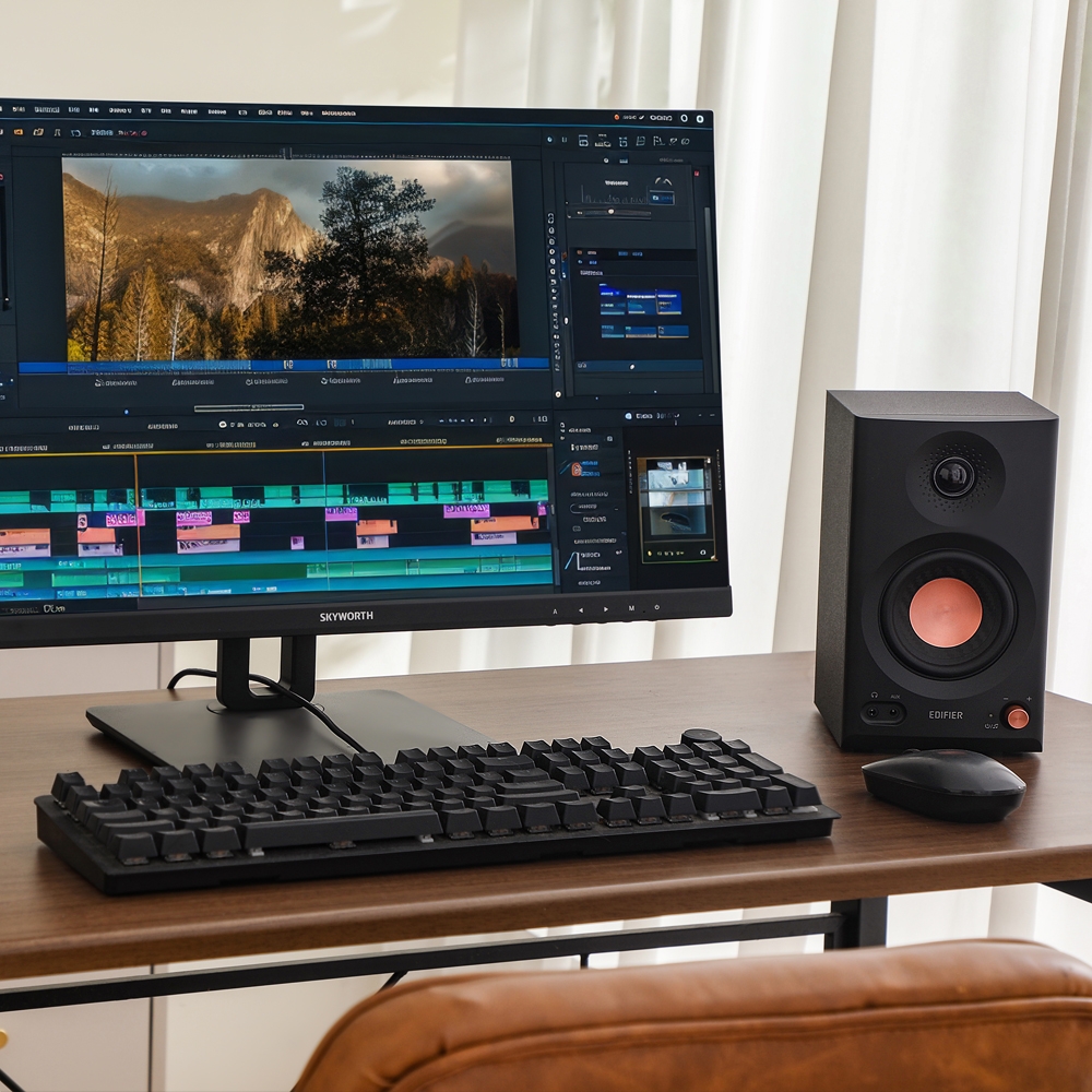 Loa vi tính Edifier MR3 Black Bluetooth Hi-Res Audio 18W x2 (RMS)