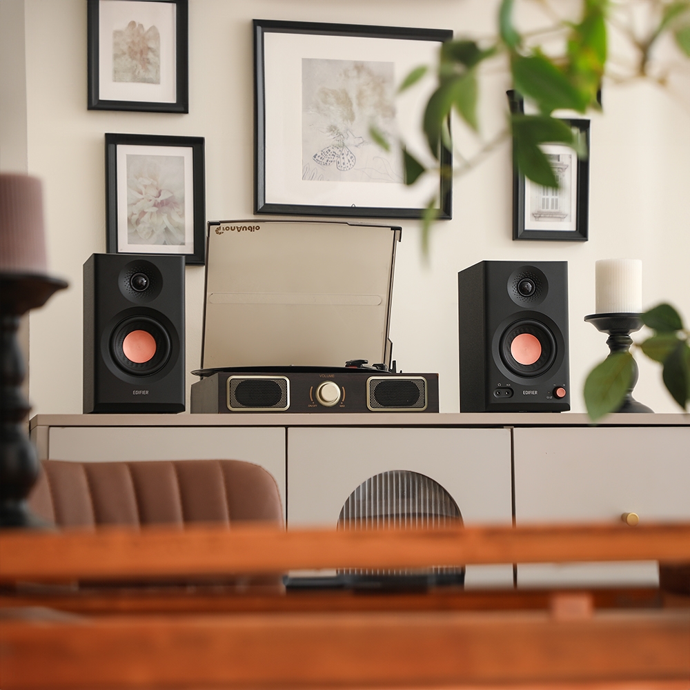 Loa vi tính Edifier MR3 Black Bluetooth Hi-Res Audio 18W x2 (RMS)