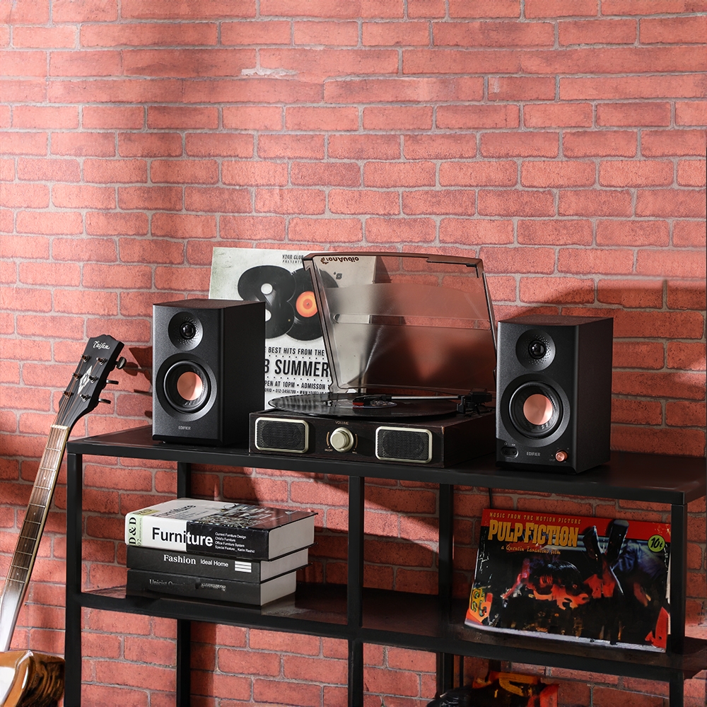 Loa vi tính Edifier MR3 Black Bluetooth Hi-Res Audio 18W x2 (RMS)