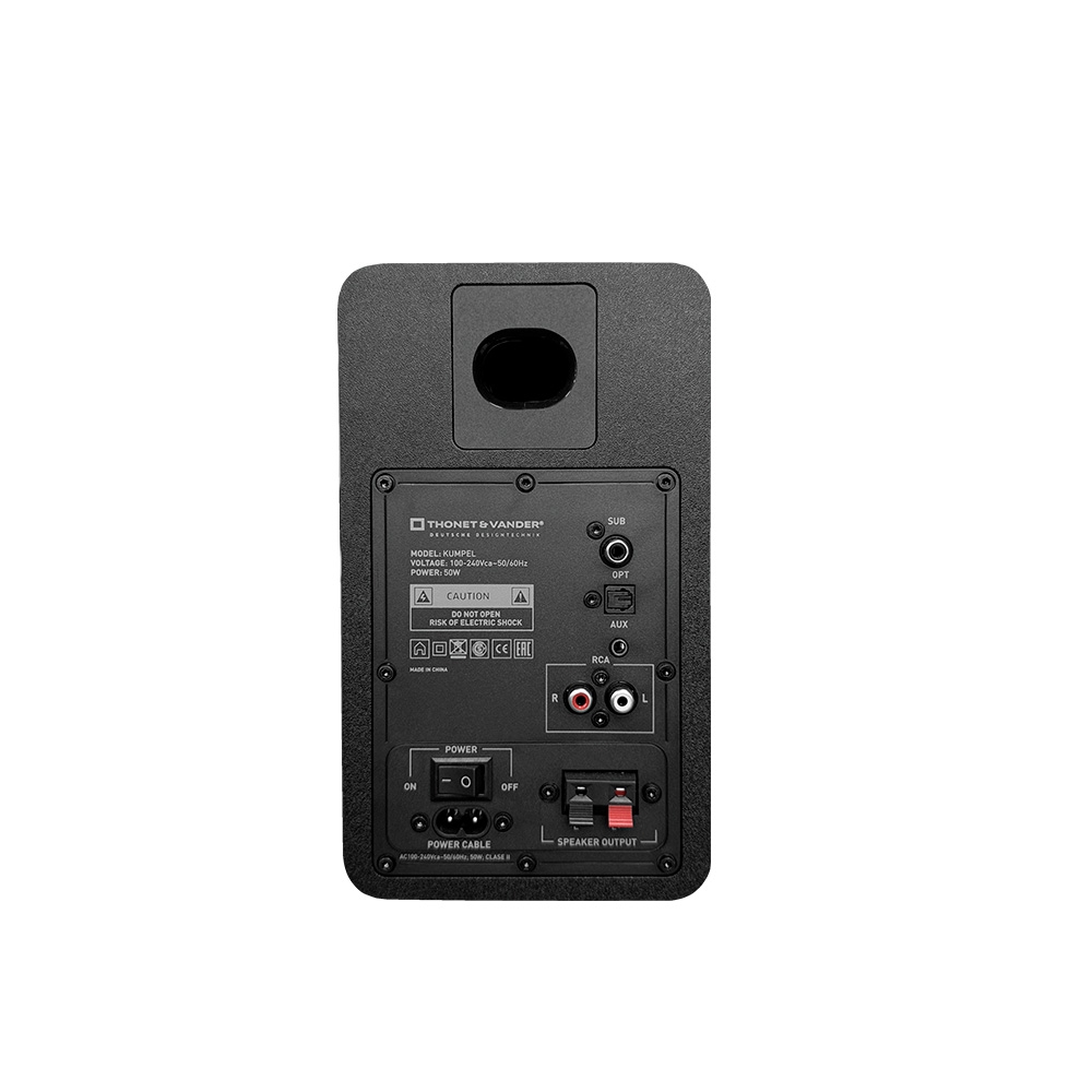 Loa vi tính Thonet & Vander Kumpel 2.0 Black Bluetooth 50W (RMS)