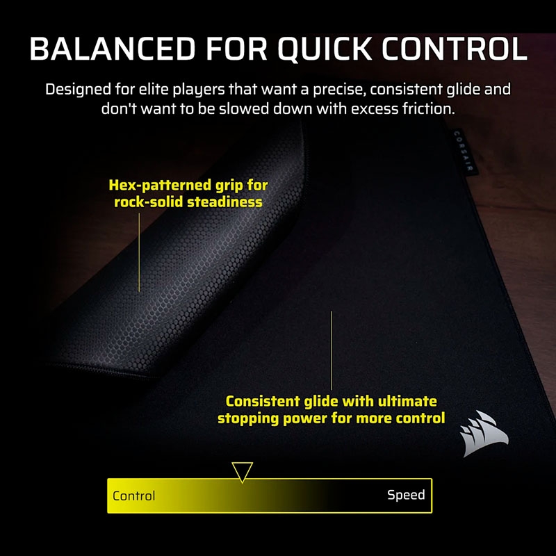 Lót chuột Corsair MMPro Control Large Esports Tuned Cloth