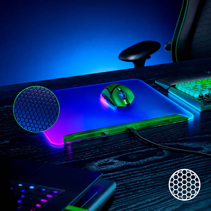 Lót chuột Razer Firefly V2 Pro RGB Phantom Green Edition RZ02-04920300-R3M1