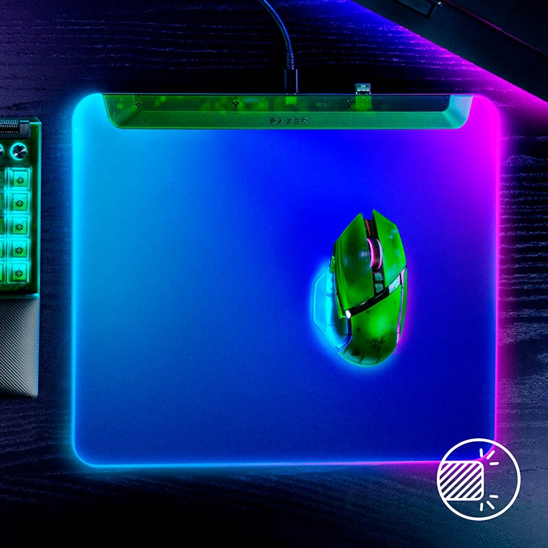 Lót chuột Razer Firefly V2 Pro RGB Phantom Green Edition RZ02-04920300-R3M1