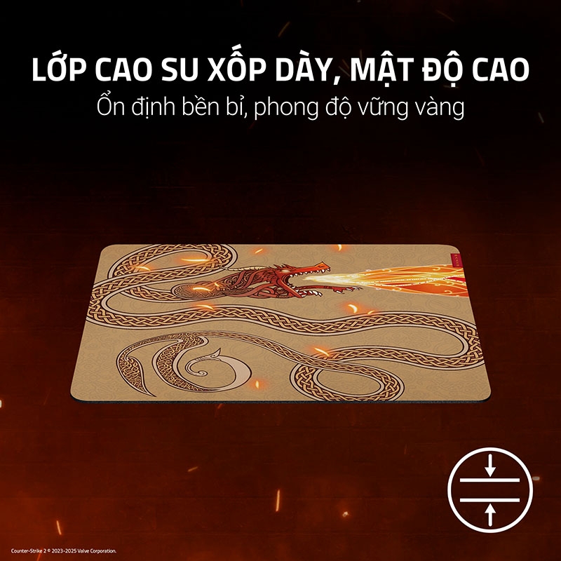 Lót chuột Razer Gigantus V2 Large CS2 Counter-Strike 2 Edition RZ02-03333300-R3M1