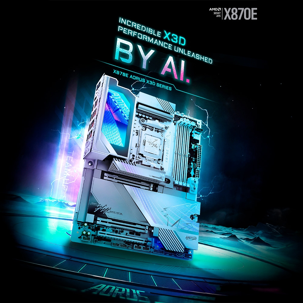 Mainboard Gigabyte X870E AORUS ELITE X3D ICE WIFI DDR5