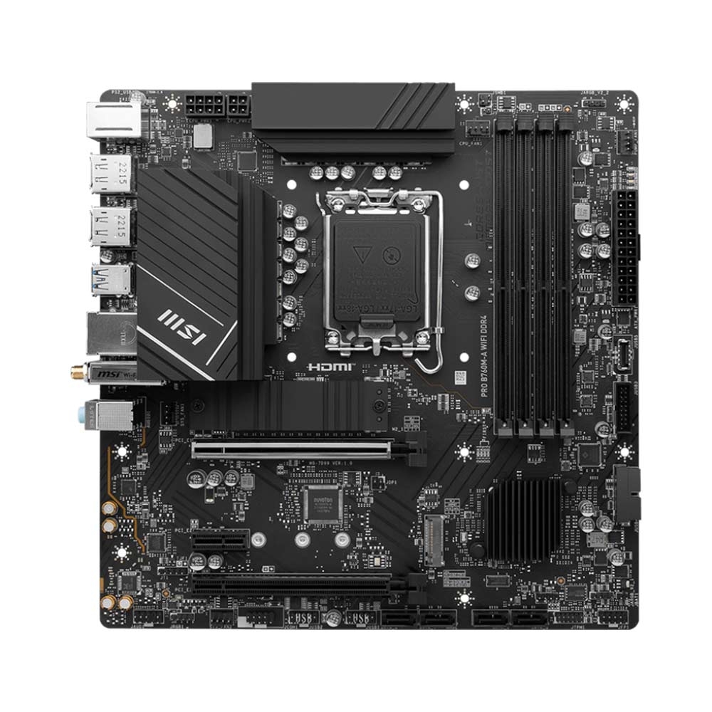 Mainboard PC MSI PRO B760M-A WIFI DDR4