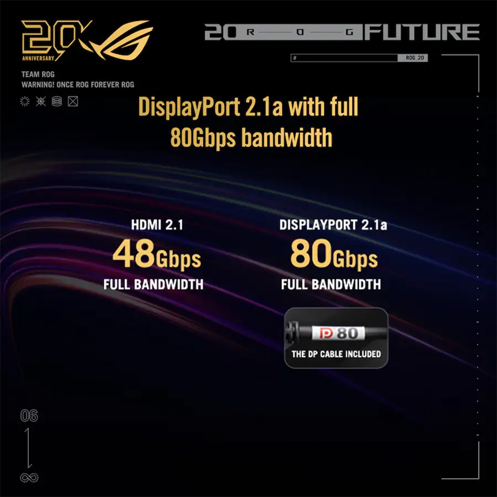 Màn hình 2K ASUS ROG Swift OLED PG27AQWP-G EDITION 20 OLED 27 Inch QHD 540Hz Dual Mode