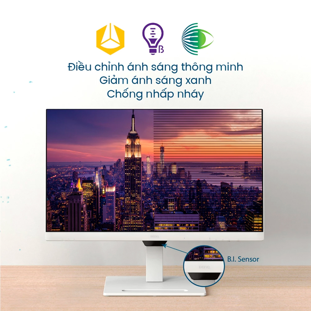 Màn hình 2K BenQ GW2790QT IPS 27 Inch QHD 75Hz USB-C Hub