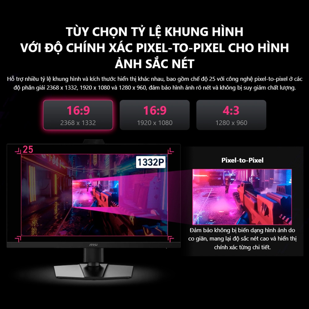 Màn hình 2K MSI MPG 272QRF X36 IPS 27 inch WQHD 360Hz HDR
