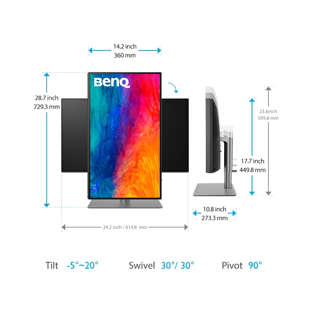 Màn hình 4K BenQ PD2725U IPS 27 Inch UHD 60Hz HDR USB-C Hub
