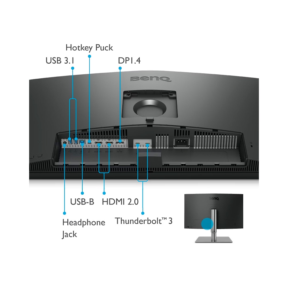 Màn hình 4K BenQ PD2725U IPS 27 Inch UHD 60Hz HDR USB-C Hub