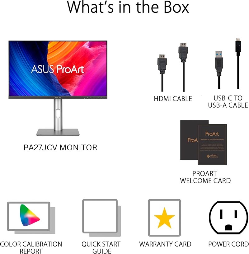Màn hình 5K ASUS ProArt PA27JCV IPS 27 inch UHD 60Hz HDR