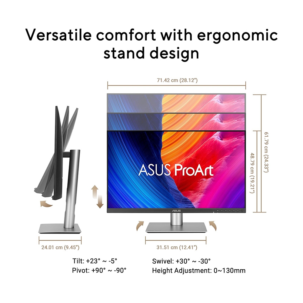 Màn hình 6K ASUS ProArt PA32QCV IPS 31.5 Inch 6K 60Hz HDR USB-C Hub