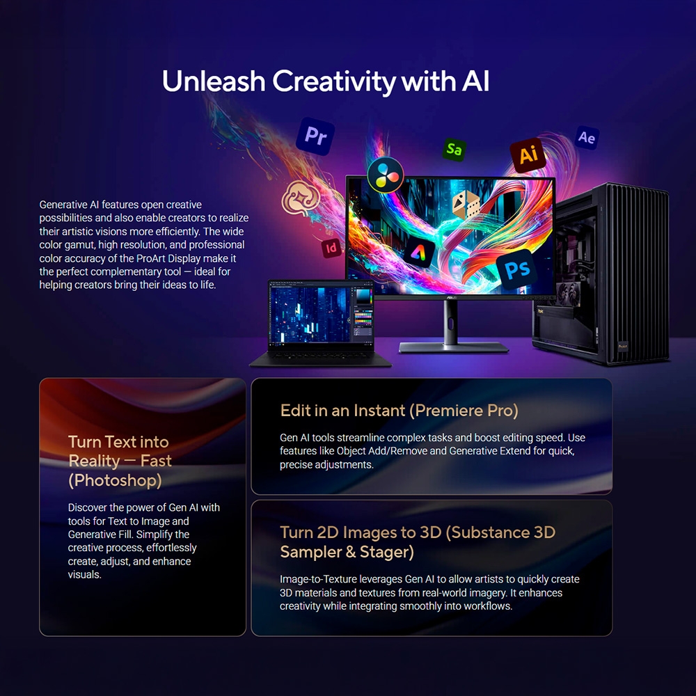 Màn hình ASUS ProArt PA249CGV IPS 24 inch FHD 144Hz HDR USB-C Hub