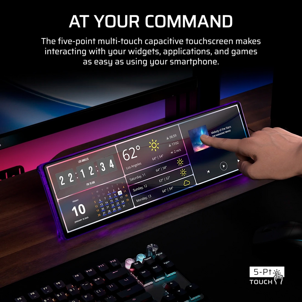 Màn hình cảm ứng Corsair XENEON EDGE Atomic Purple LCD 14.5 inch UWHD 60Hz CC-9011337-WW