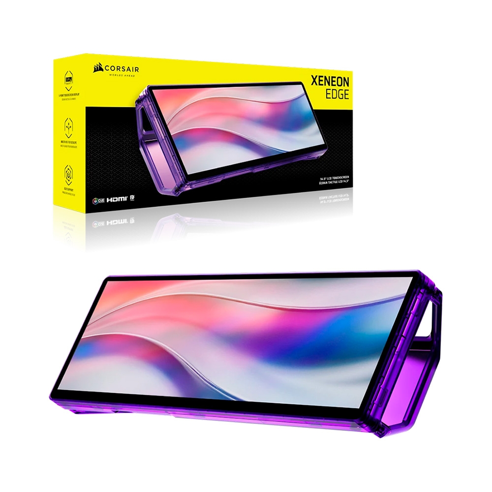 Màn hình cảm ứng Corsair XENEON EDGE Atomic Purple LCD 14.5 inch UWHD 60Hz CC-9011337-WW