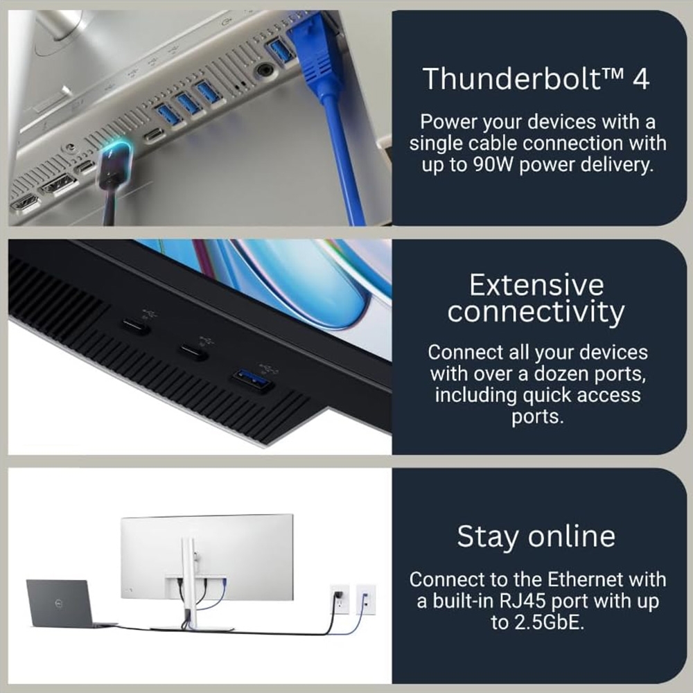 Màn hình cong 2K Dell UltraSharp 34 Inch IPS UWQHD 120 Hz USB-C Hub