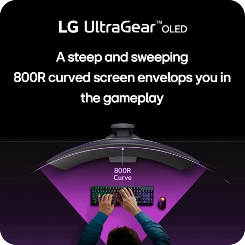 Màn hình cong 2K LG UltraGear 45GS95QE OLED 45 inch WQHD 240Hz Curve 800R