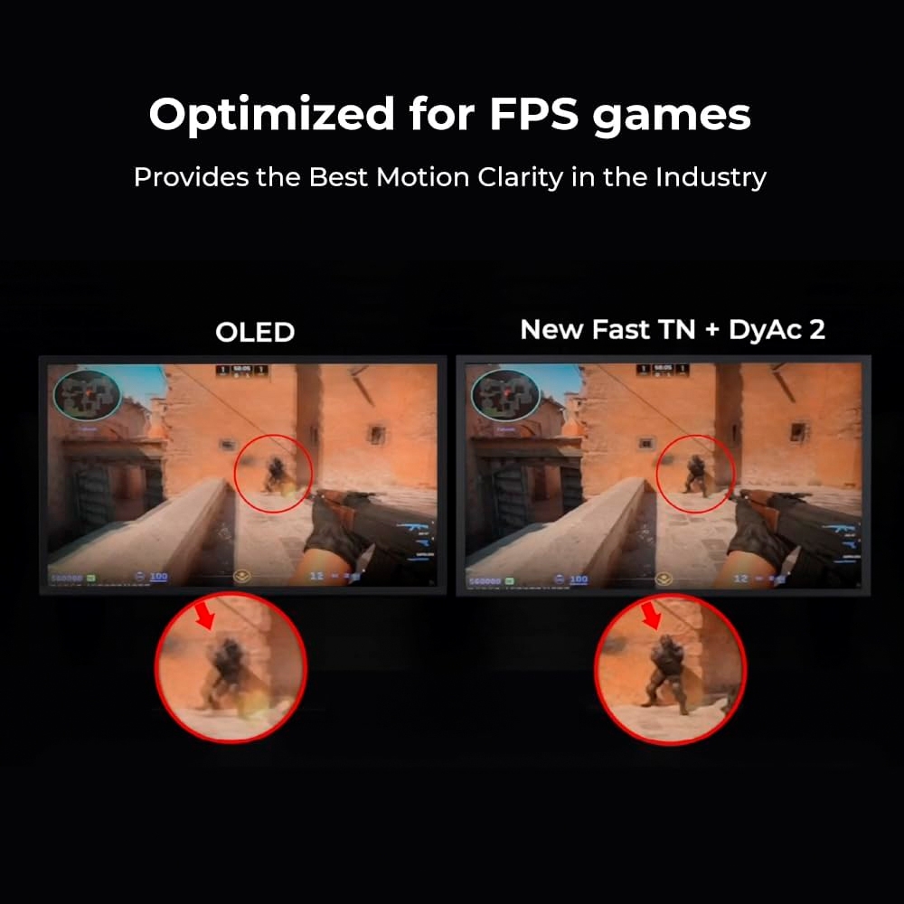 Màn hình Gaming Esport BenQ ZOWIE 24.1 Inch Fast TN 600Hz XL2586X+