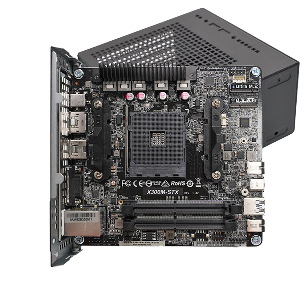 Mini PC ASRock DeskMini X300 ST-AX34600G (Ryzen 5 4600G, Ram DDR4, SSD 500GB, Win 11)