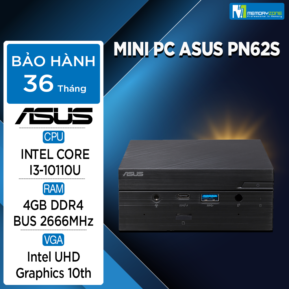 Máy tính Asus Mini PC PN62S-B3300MV