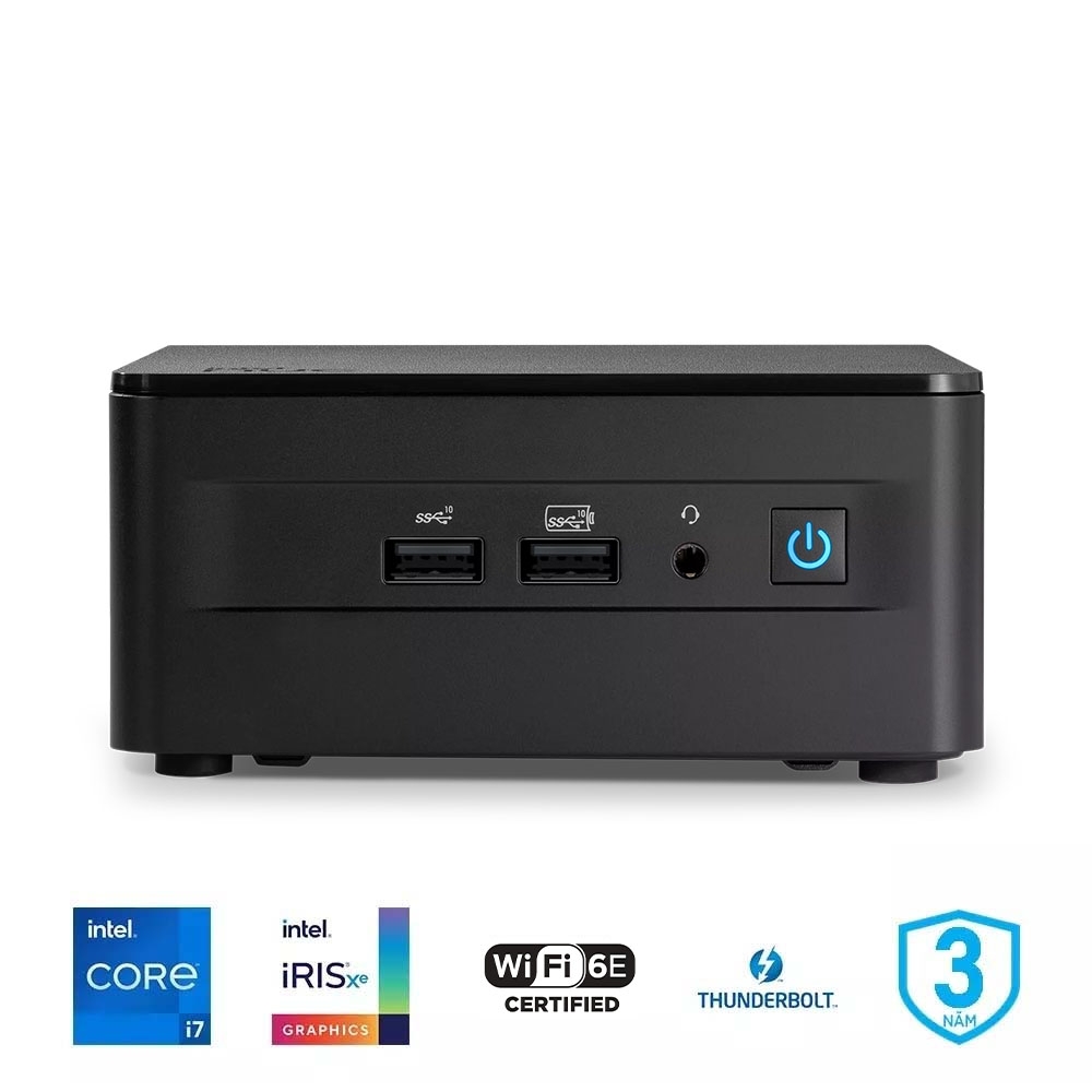 Máy tính Mini PC Asus NUC 13 Pro Tall Arena Canyon i7-1360P RNUC13ANHI70000