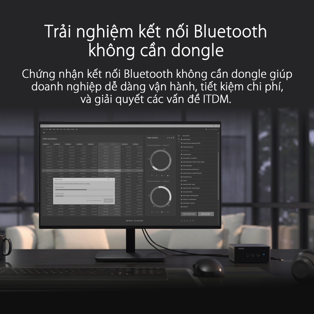 Máy tính Mini PC Asus NUC 14 Pro Tall RNUC14RVHU700000I (Ultra 7 155H, Arc Graphics)